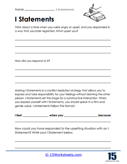 I Statements Worksheets - 15 Worksheets.com - Worksheets Library