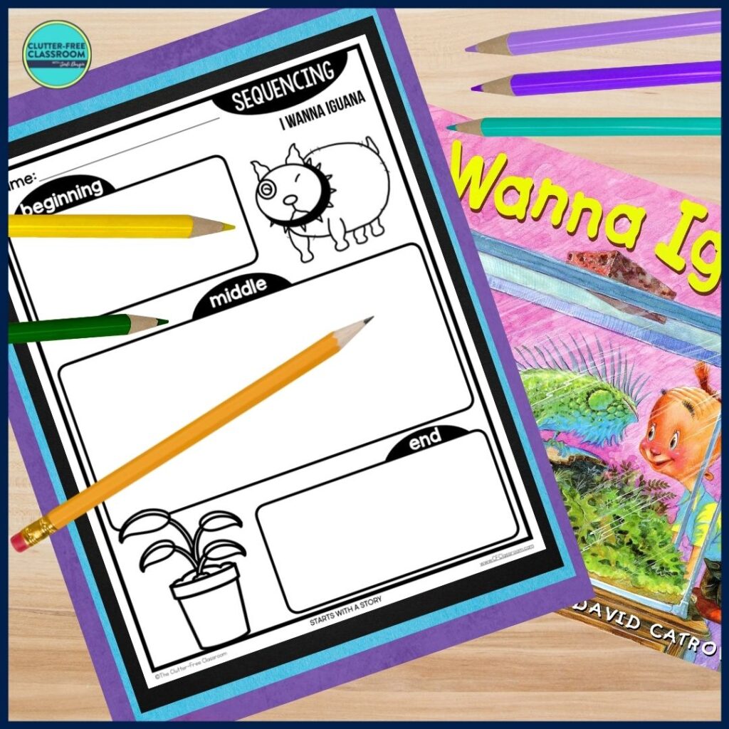 i wanna iguana worksheet
