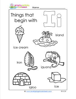 Things that Begin with I | A Wellspring