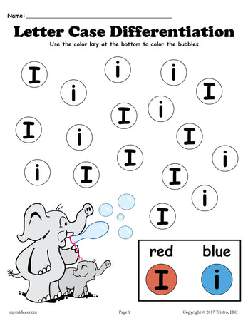 i worksheet for preschool