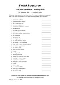 icebreakers worksheet