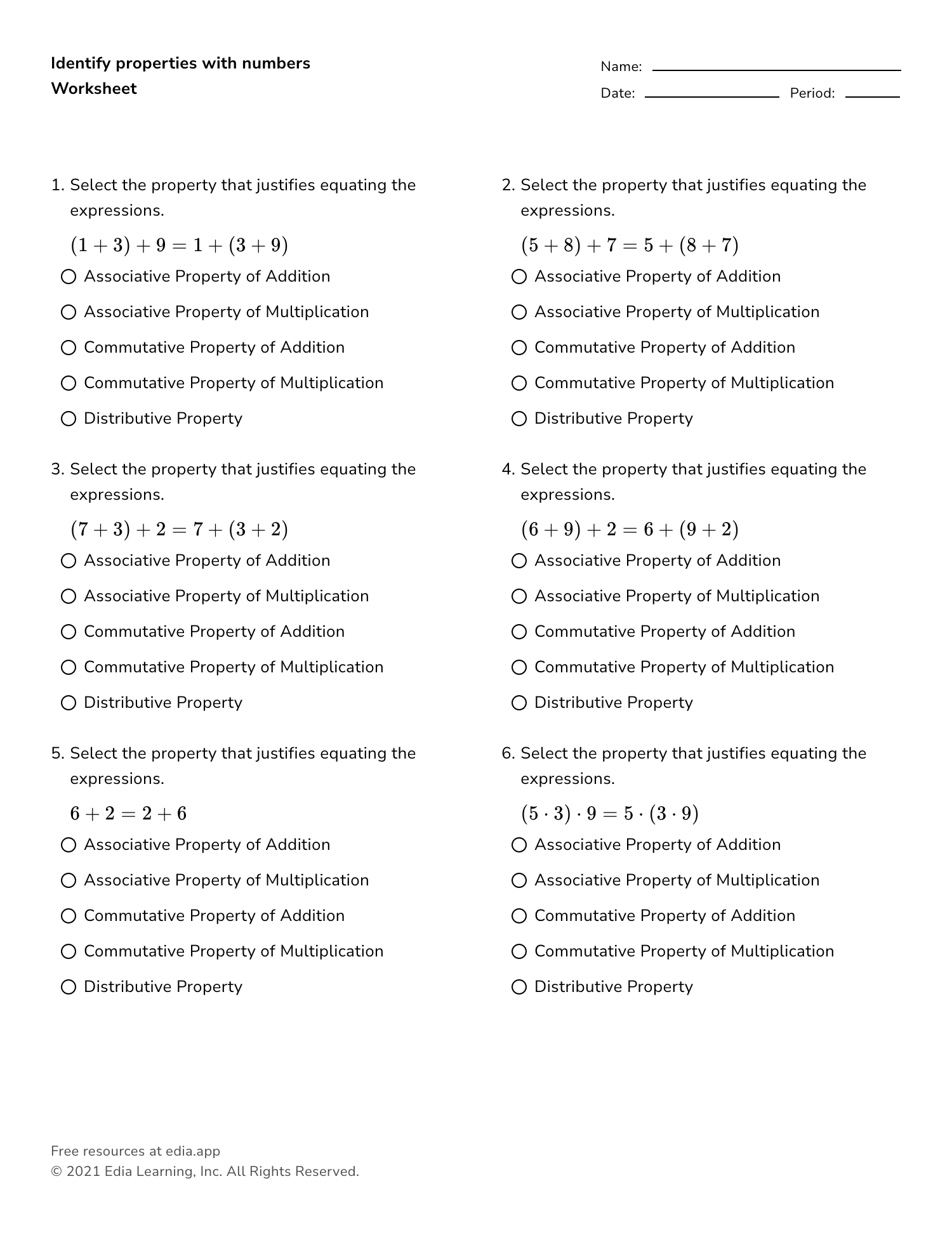 Edia | Free math homework in minutes