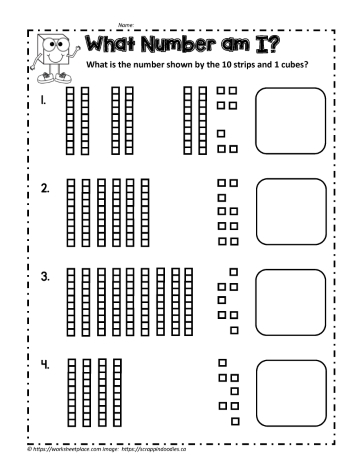 Place Value to 100 Worksheets