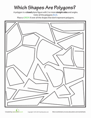 Identifying Polygons | Worksheet 