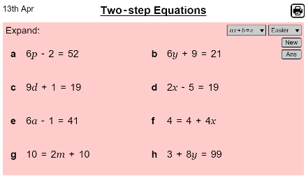 identifying solutions to equations and inequalities worksheet