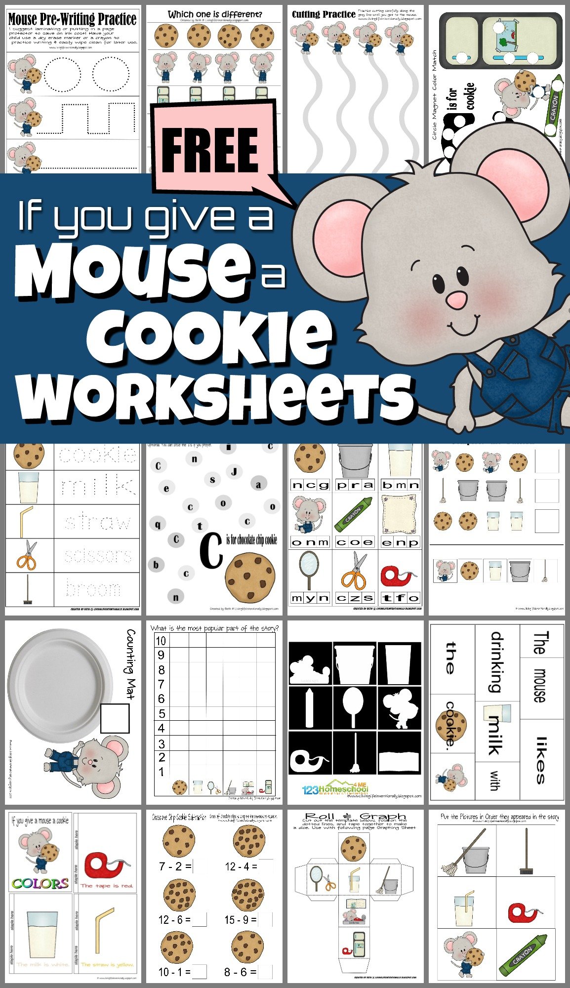if you give a mouse a cookie worksheet