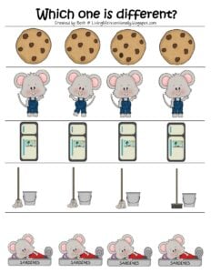 if you give a mouse a cookie worksheet