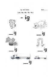 ig family worksheet