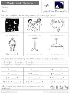 igh worksheets and games - Galactic Phonics