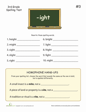 Phonics IGHT &  OAT Sound Worksheets &  Activities | KidsKonnect