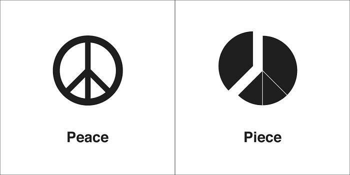 illustrations of homophones