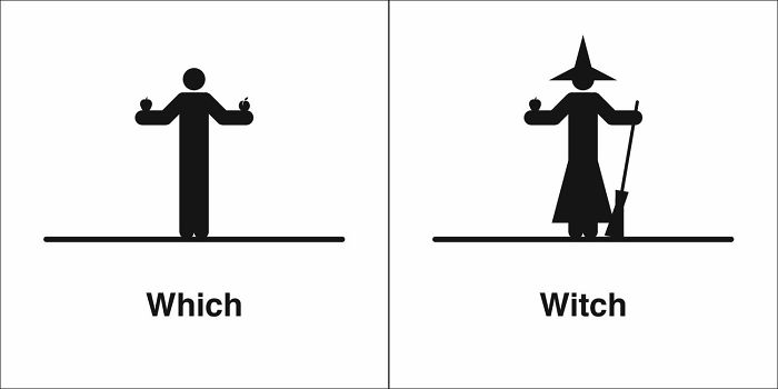 illustrations of homophones