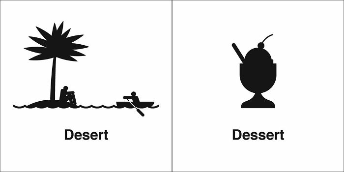 illustrations of homophones