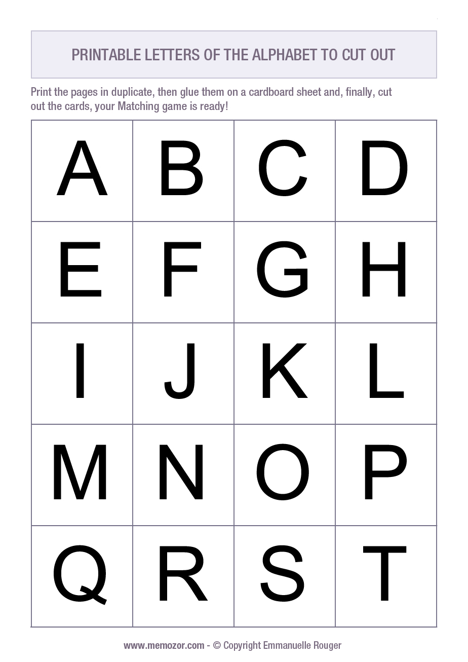 images of printable alphabet letters
