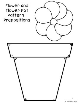 Flower pot printable | TPT