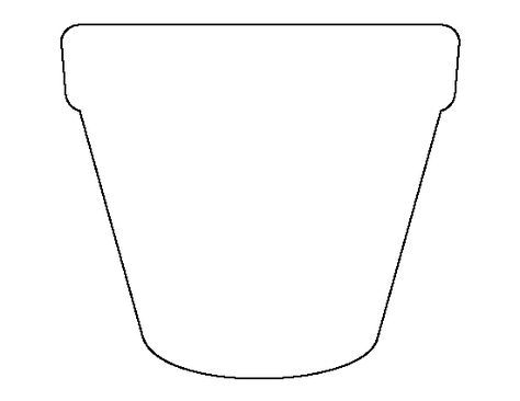 images of printable flower pots
