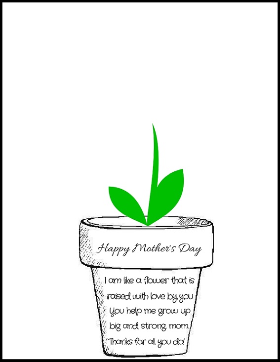 images of printable flower pots