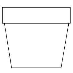 Flower Pot Coloring Page