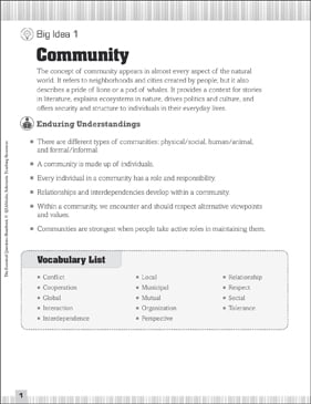 Essential Questions for Social Studies: Community | Printable ...