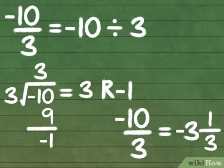 improper fractions to mixed numbers