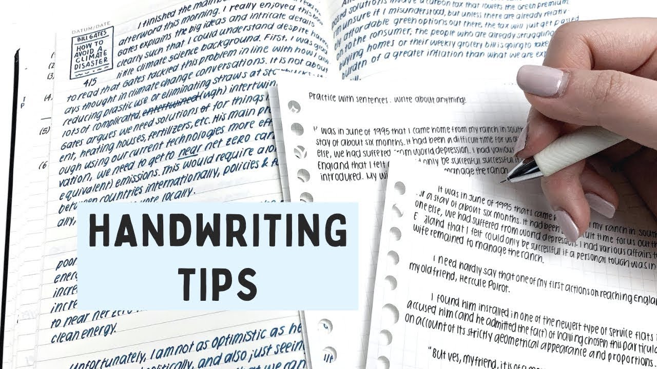 how to improve your handwriting | a realistic approach + free pdf ...