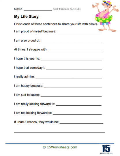 Self Esteem Worksheets - 15 Worksheets Library