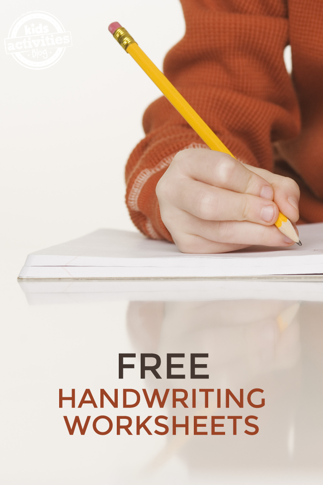 improving your handwriting worksheet