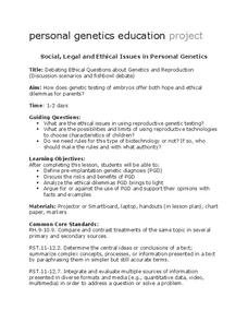 Test on Human Reproduction Lesson Plans &  Worksheets