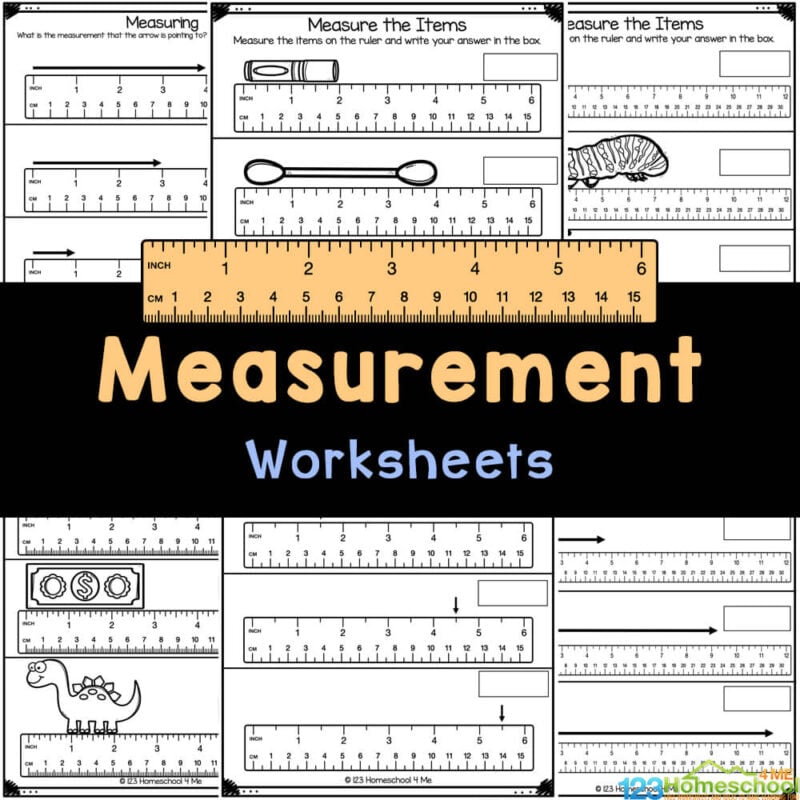 ? FREE Printable Measurement Kindergarten Worksheets