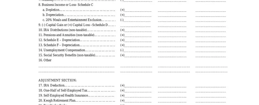 Self Employed Income Analysis ≡ Fill Out Printable PDF Forms Online