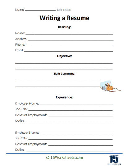 Life Skills Worksheets - 15 Worksheets Library