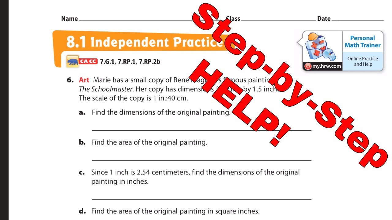 independent practice math worksheet answers