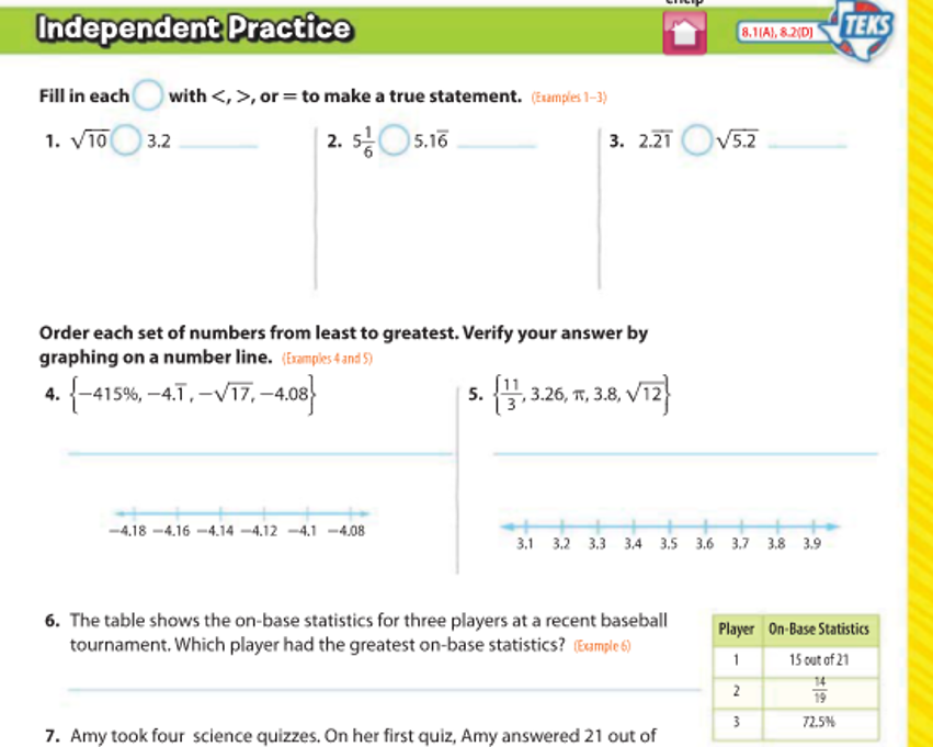 Free independent practice math worksheet answers, Download Free