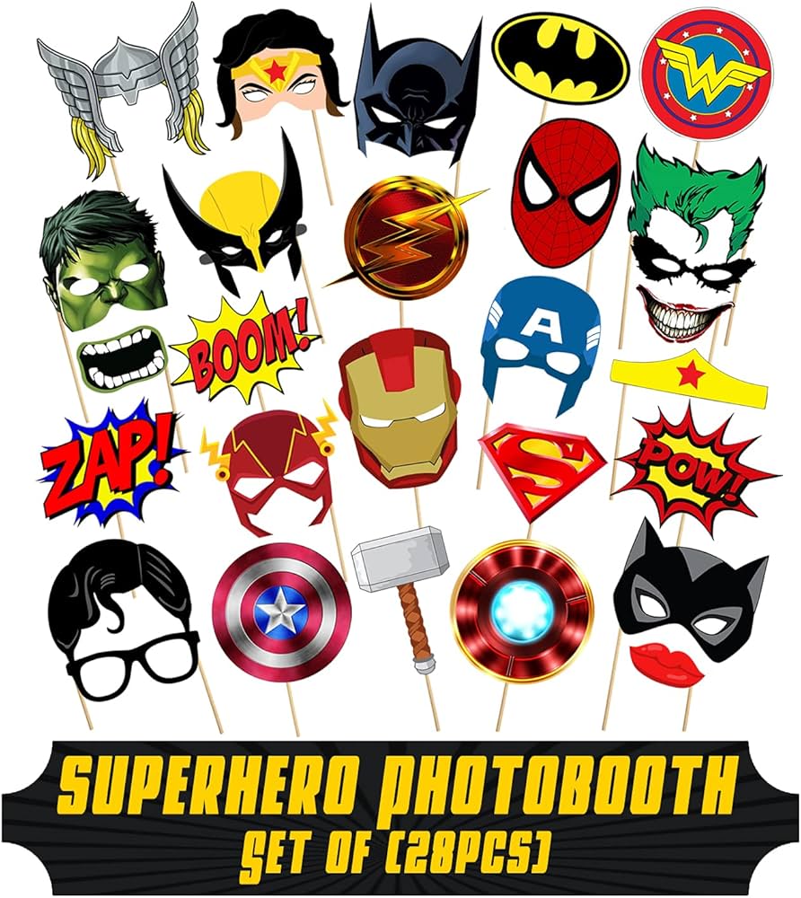 Indian Collectible Super Heros Photo Booth Props Super Heroes Photo Indian Collectible Super Heros Photo Booth Props Super Heroes Photo