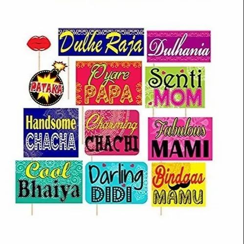indian photo booth props free printable