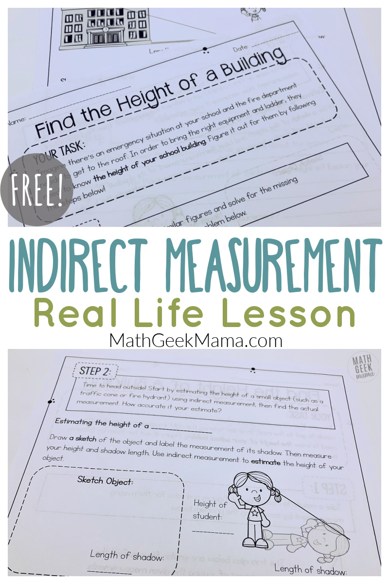 Height of a Building: Indirect Measurement Lesson | Grades 7-8 ...