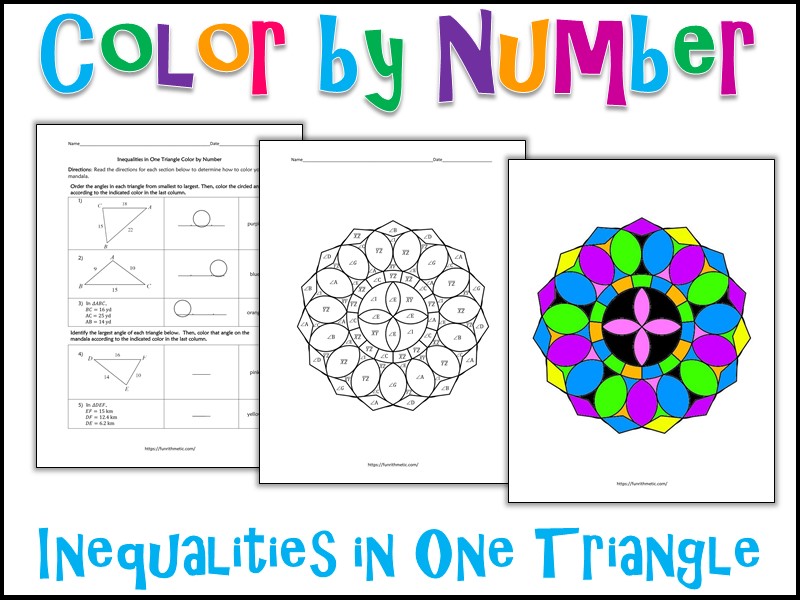 inequalities in one triangle worksheet