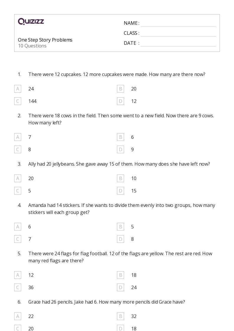 inequality review worksheet