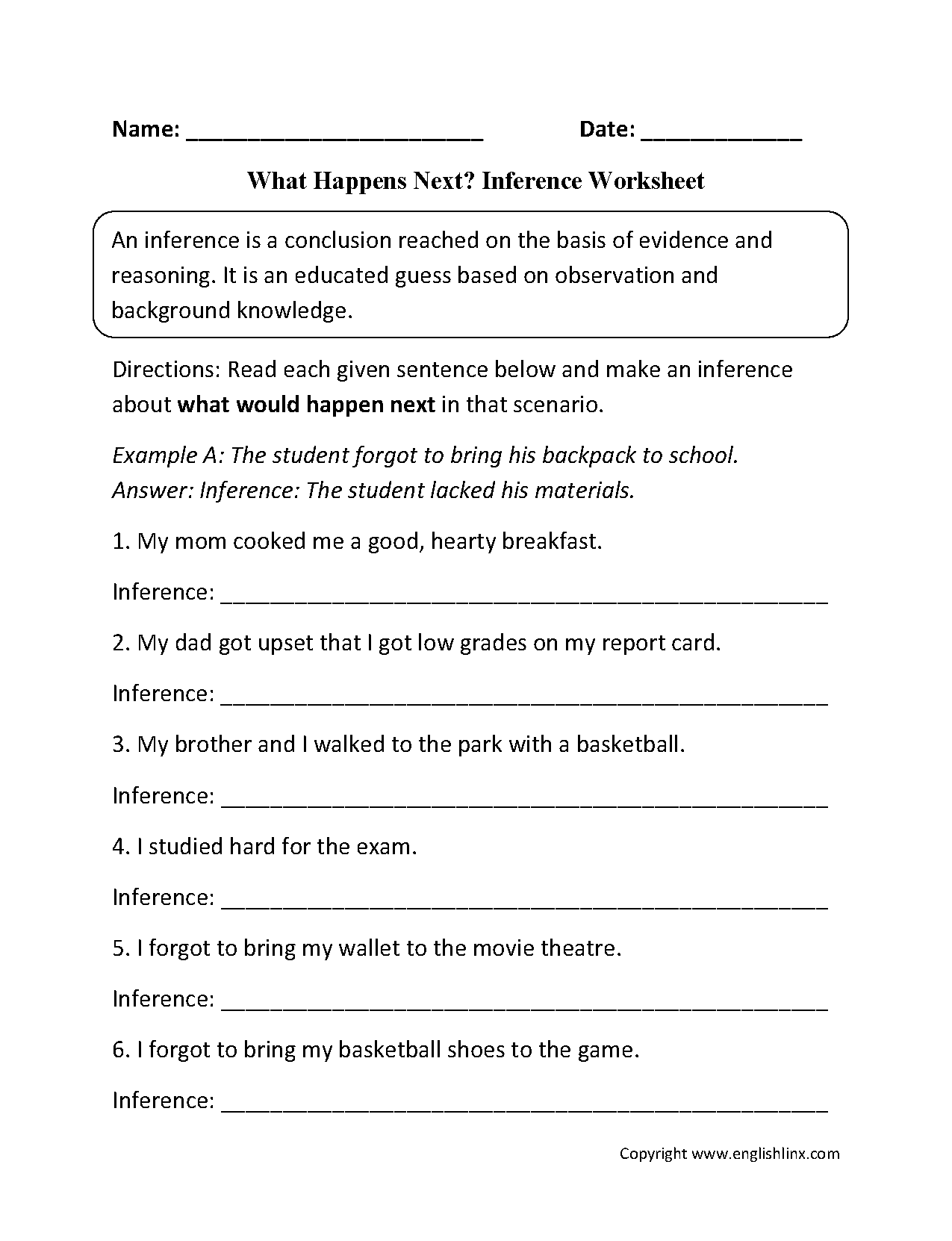 inference pictures for 2nd grade