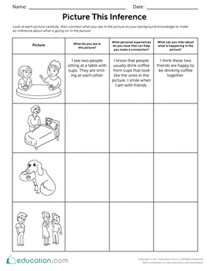 Picture This Inference | Worksheet 