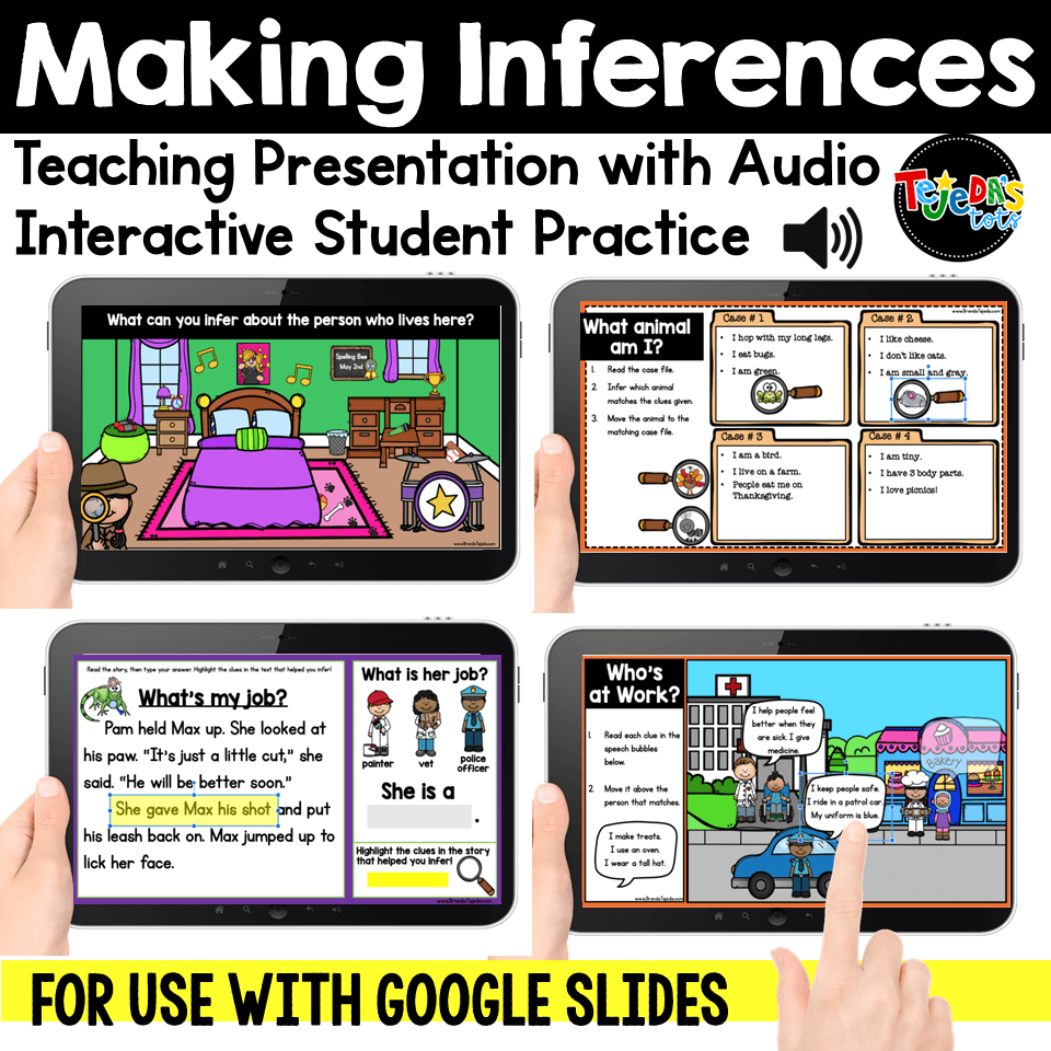 How to Teach Making Inferences: Comprehension Strategy - Tejedas Tots
