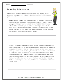 Inferences Worksheets