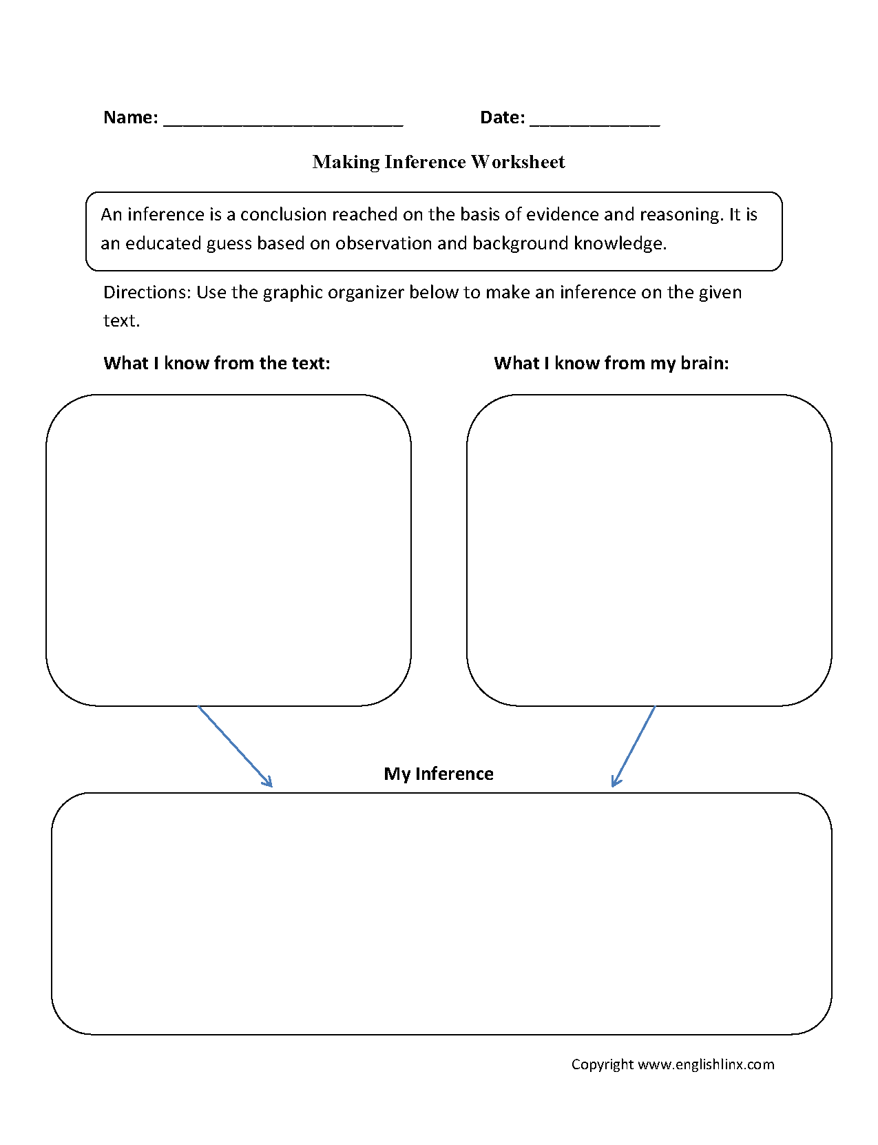 Inference Worksheets | Making Inference Worksheet
