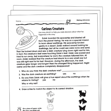 Making Inferences Grade 2 Collection | Printable Differentiation ...