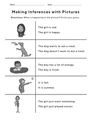 Making Inferences with Pictures | Interactive Worksheet ...