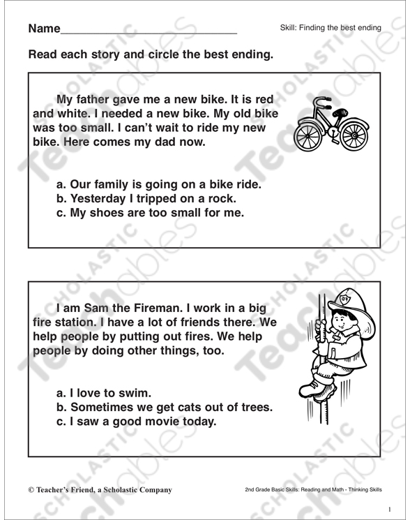 Making Inferences Grade 2 Collection Printable Differentiation