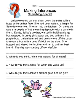 Inference Worksheets