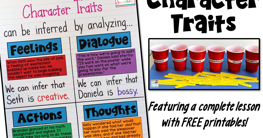 inferring character traits worksheet answers