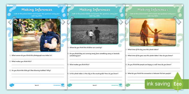 Practice Making Inferences Worksheet - Twinkl - Twinkl
