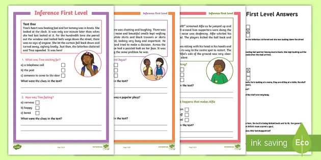 Inference Worksheet | First level (teacher made) - Twinkl